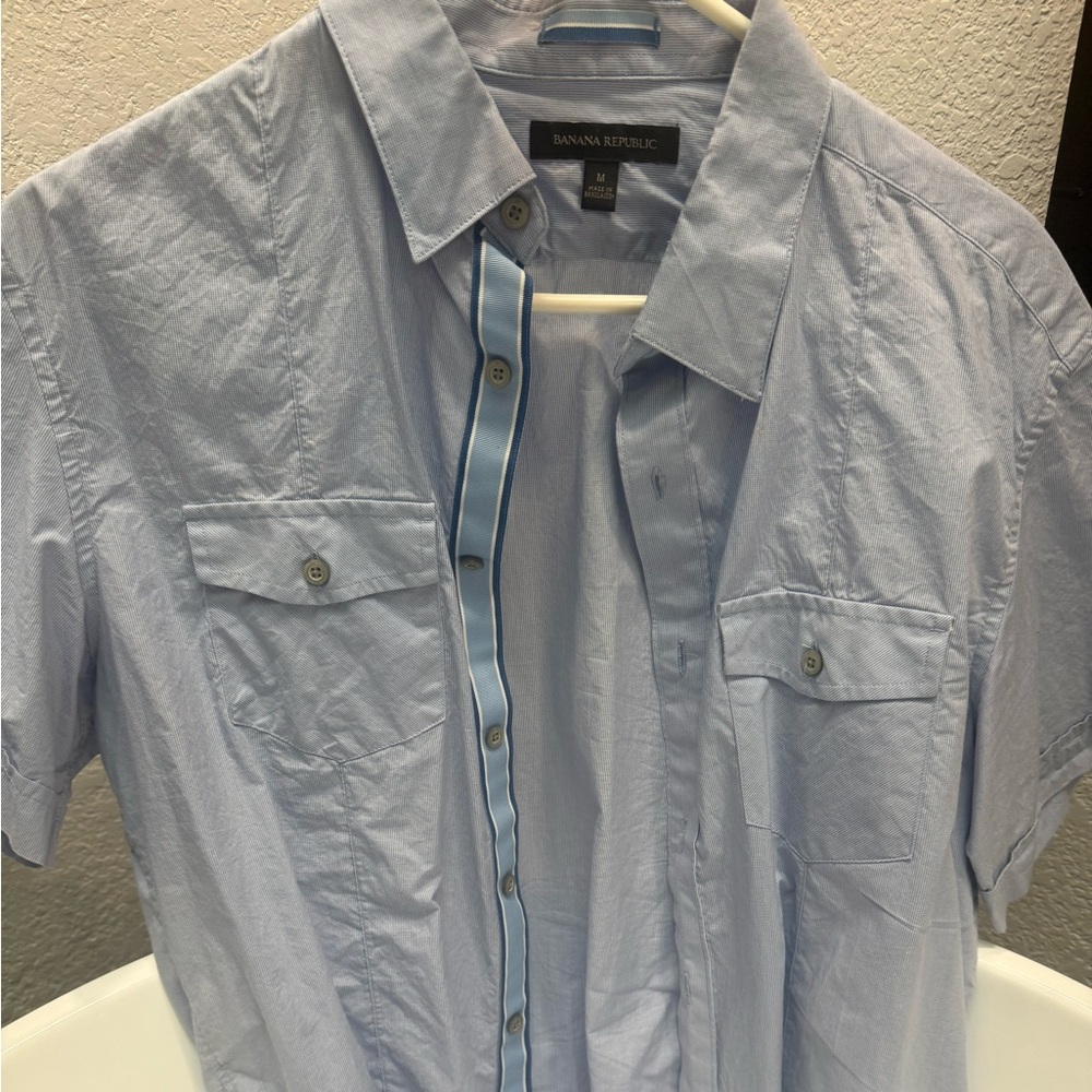 Banana Republic Light Blue Men's Shirt